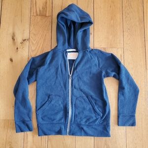 J. Crew Crewcuts Kids Zip Up Blue Hoodie 12
